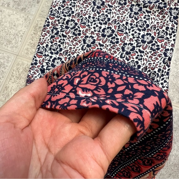 NWT Sim & Sam Floral Tie Waist Flowy Palazzo Pants - Picture 5 of 7